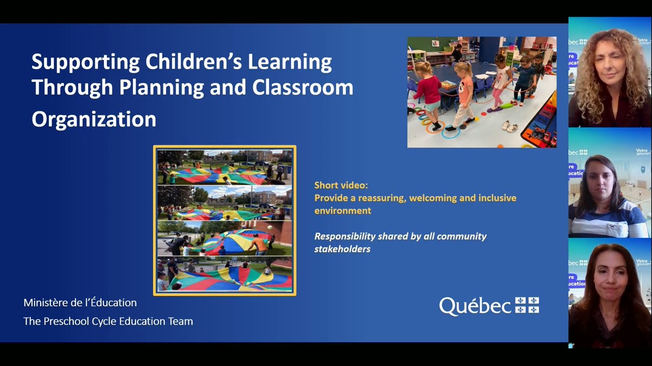 Short video 3 : Provide a reassuring welcoming and inclusive environment