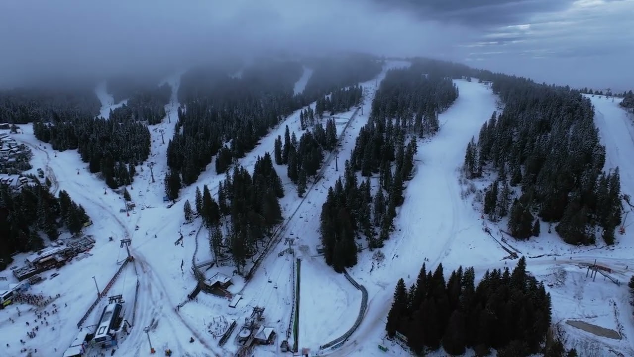 Kopaonik Serbia drone fotage 2025
