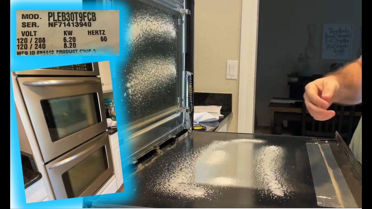 How to Clean Between Oven Glass on a Frigidaire PLEB30T9FCB?