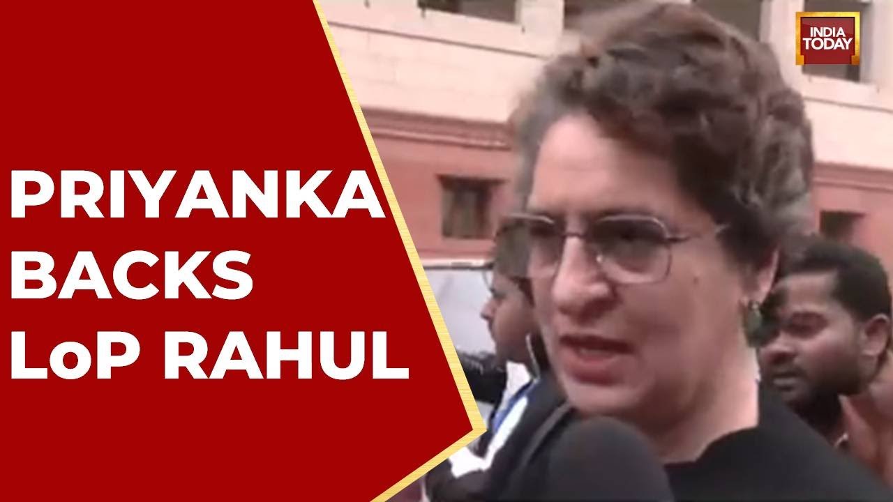Breaking: Priyanka Backs Rahul, Says 'Rahul Gandhi Has Not Insulted The Army' By Quoting Ex-Chief