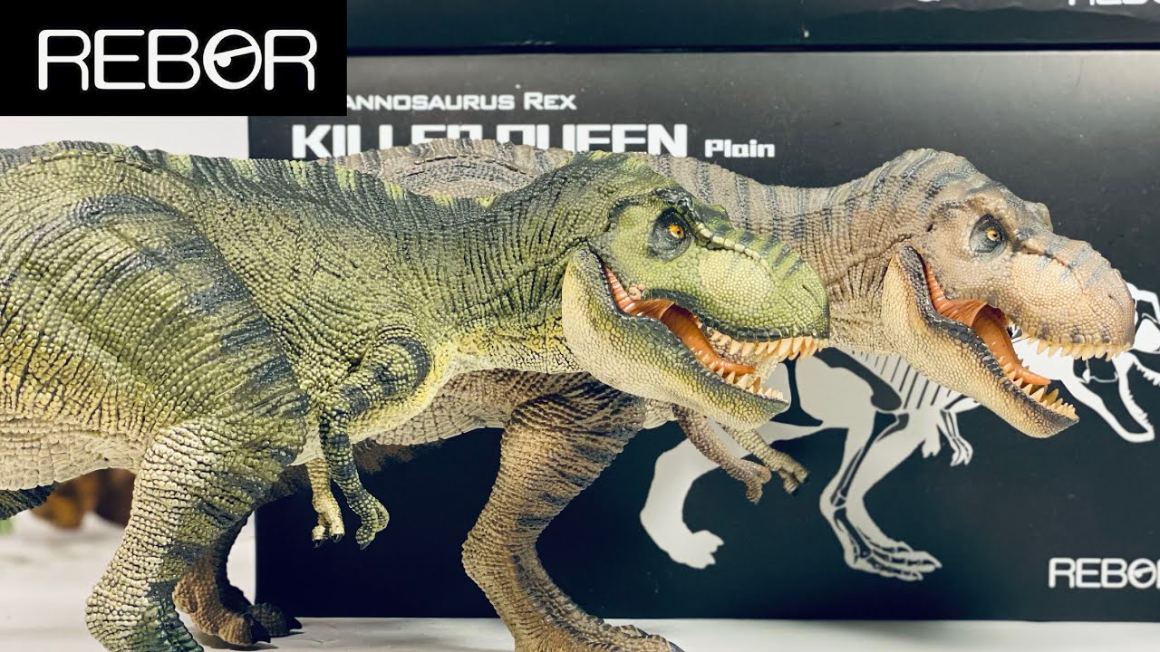 Rebor Killer Queen Tyrannosaurus Rex Unboxing. Plain and Jungle Versions