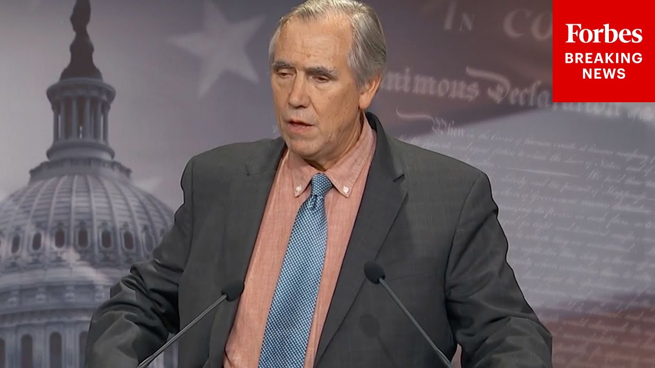 BREAKING NEWS: Jeff Merkley Holds Press Briefing After Marathon Senate Floor Speech