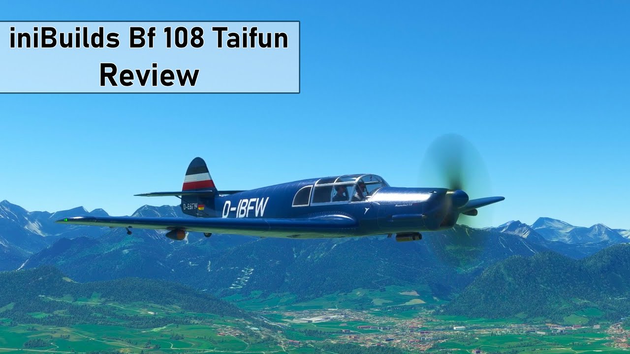 IniBuilds Bf 108 Taifun ✈ Review: ein Flieger mit viel Geschichte ✈ Microsoft Flight Simulator 2020