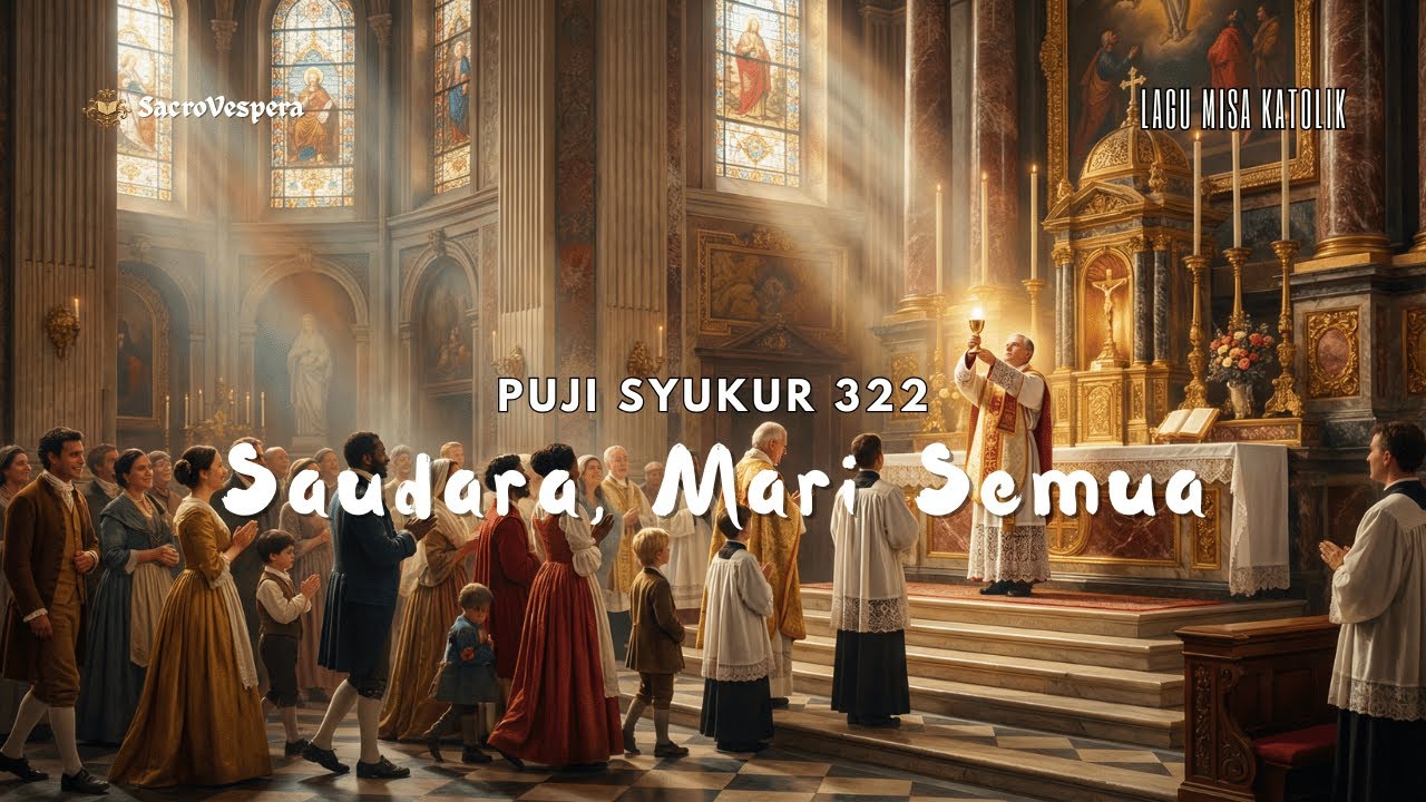 Saudara, Mari Semua - Puji Syukur 322 | Indonesian Catholic Communion Hymn
