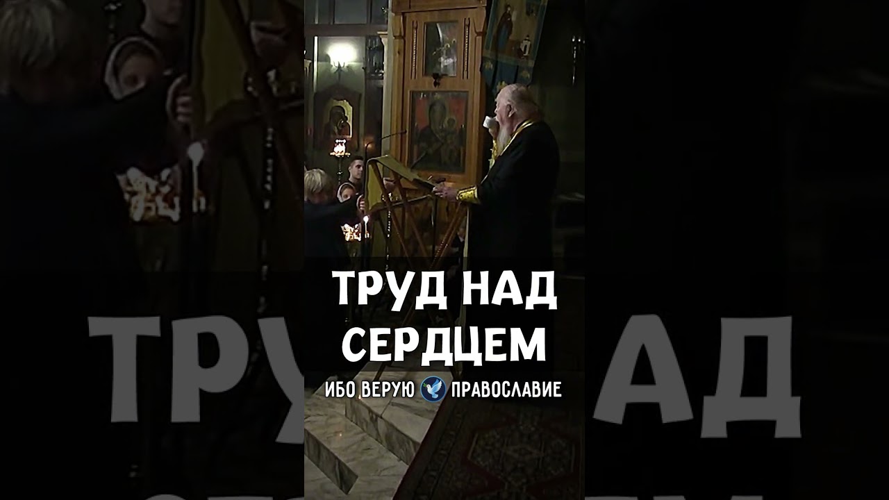 Труд над сердцем | прот. Димитрий Смирнов @odmultiblog 