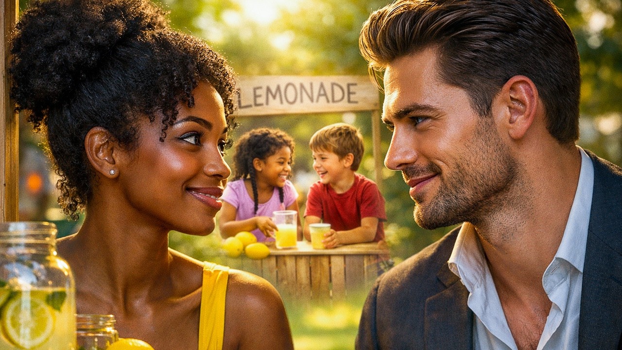 A Love Story You Can’t Miss — A Wealthy CEO Saw His Childhood Sweetheart Selling Lemonade…