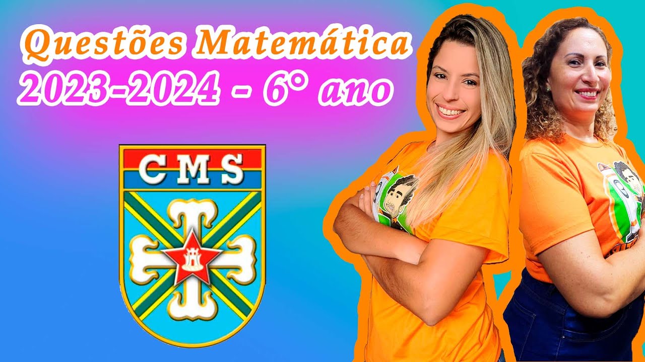 Correção Provas Matemática e Português Colégio Militar de Salvador (CMS) 2023/2024 (HIGHLIGHTS)