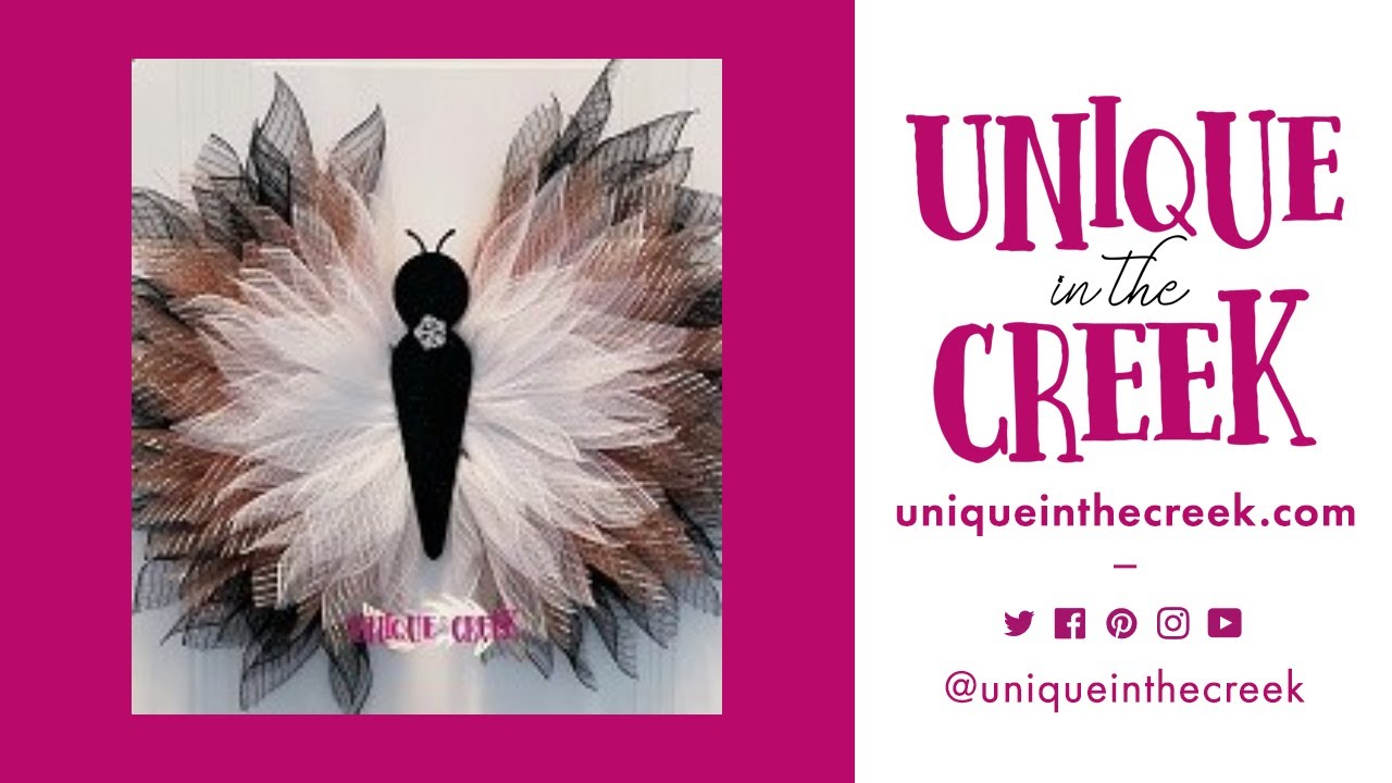 How to make an Ombre Butterfly Wreath | Unique in the Creek Wing Board