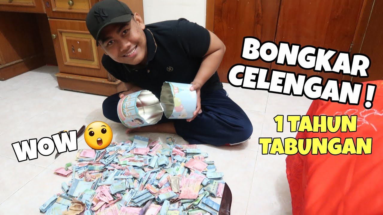 BONGKAR CELENGAN TABUNGAN SELAMA 1 TAHUN