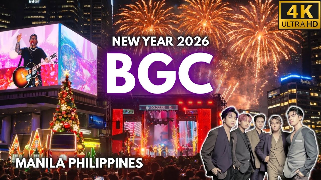 2026 BGC New Year's Eve Countdown & Fireworks feat. SB19 | Manila PHILIPPINES