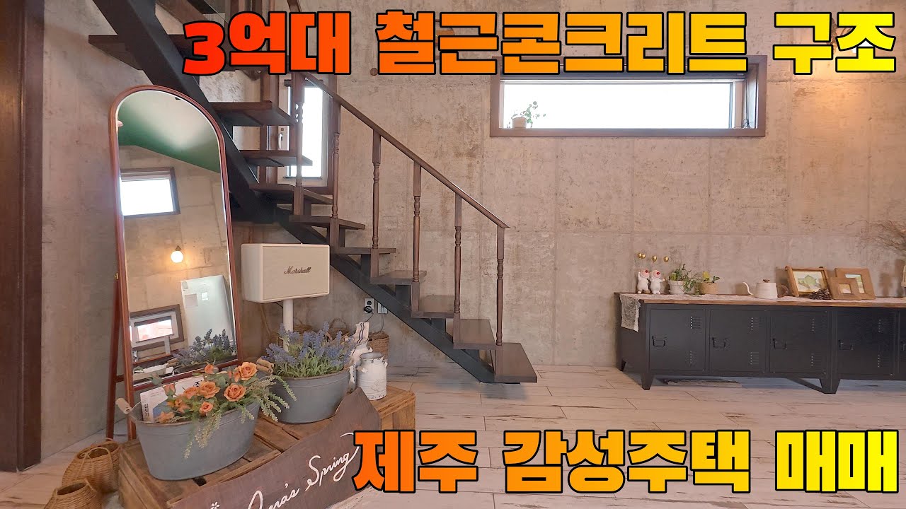 [2022년도 신축] 3억대 철근 콘크리트 구조 감성 주택 매매 이차선 도로 접한 제주 단독주택｜카페 같은 집｜갤러리 같은집 #제주도부동산 #제주도단독주택 #제주도주택 ⠀