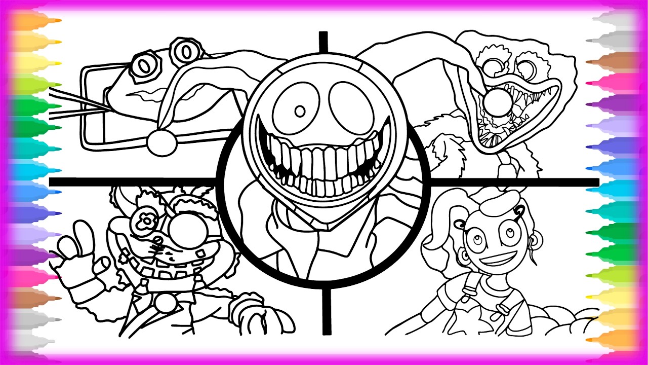 Poppy Playtime Chapter 5 Coloring / How To Color New Bosses and Monsters Poppy Playtime 5