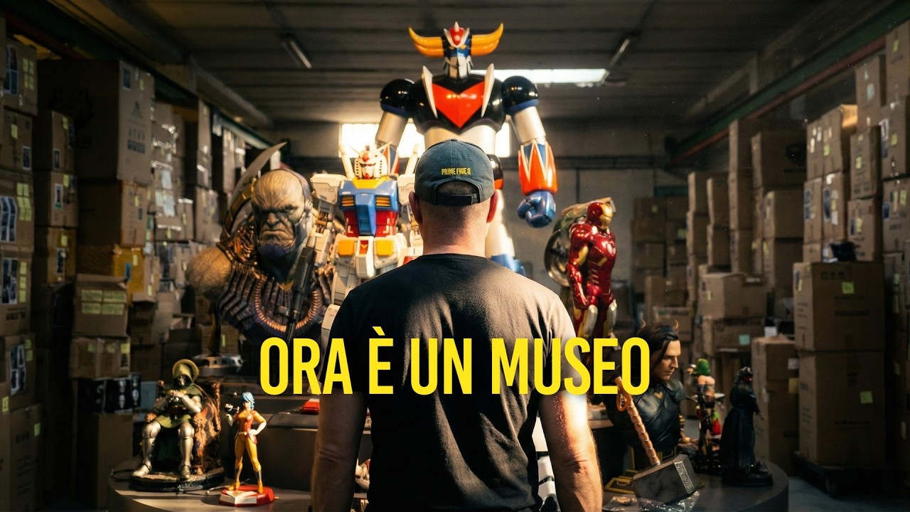 Ha trasformato il suo magazzino segreto nel Museo della Cultura Pop pi&ugrave; grande d'Italia.