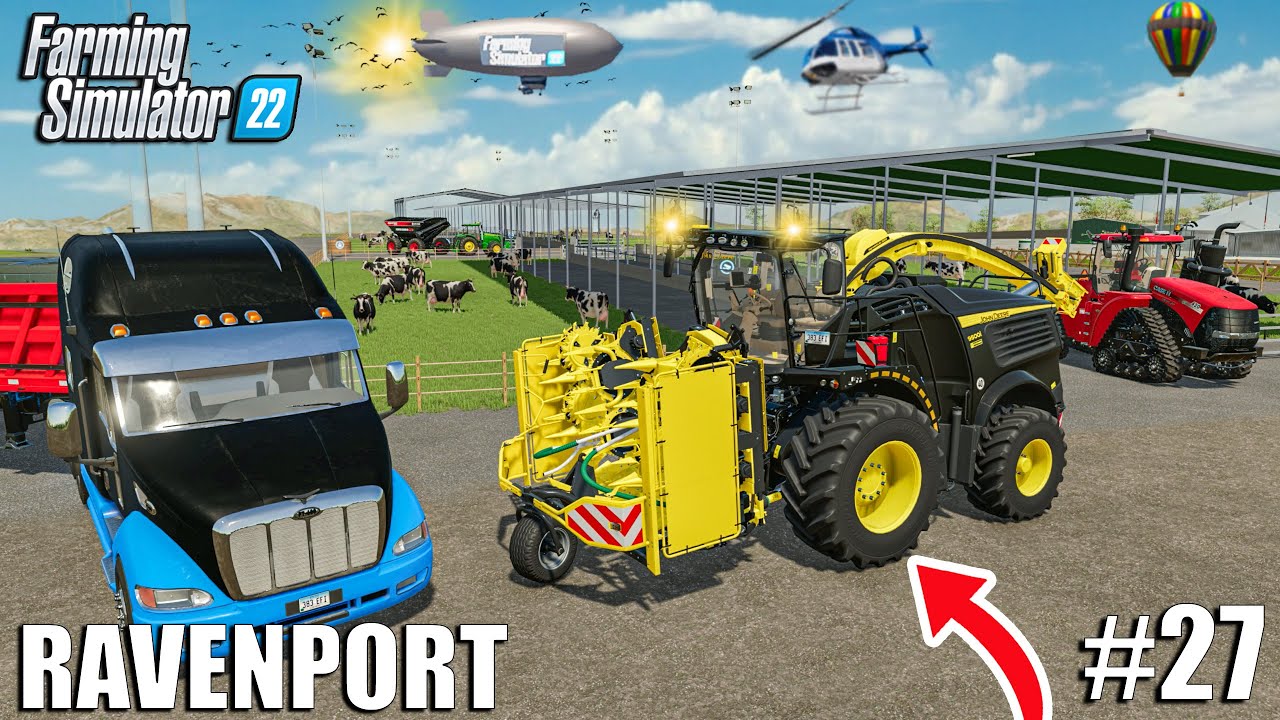 Building a NEW 1 MILLION COW FARM | Ravenport #27 | Farming Simulator 22