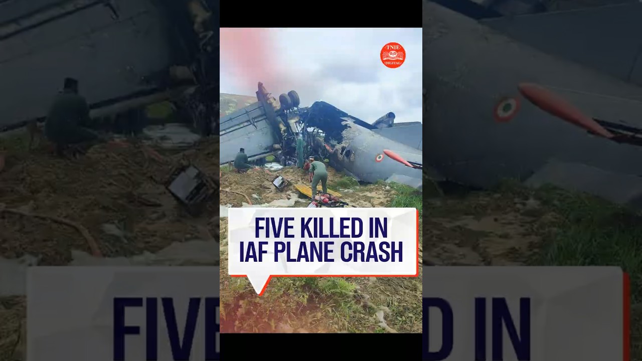 At least five IAF personnel killed in plane crash during training sortie in Assam