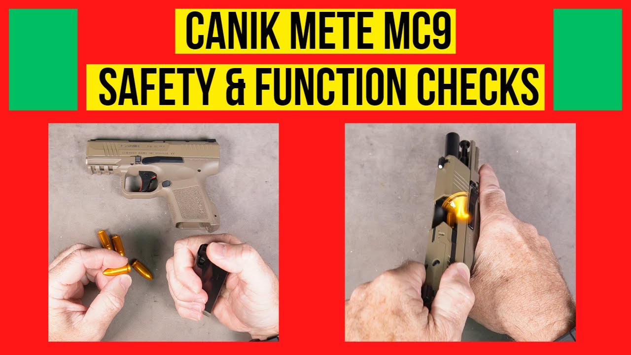 Проверка работоспособности и безопасности Canik METE MC9. Как проверить работоспособность после о...