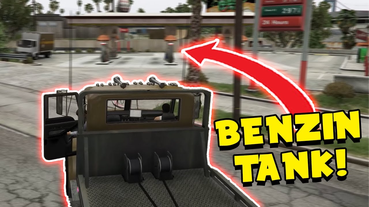 K&oslash;rer ind i en BENZIN TANK?! 😲| NoLifeRP 😎
