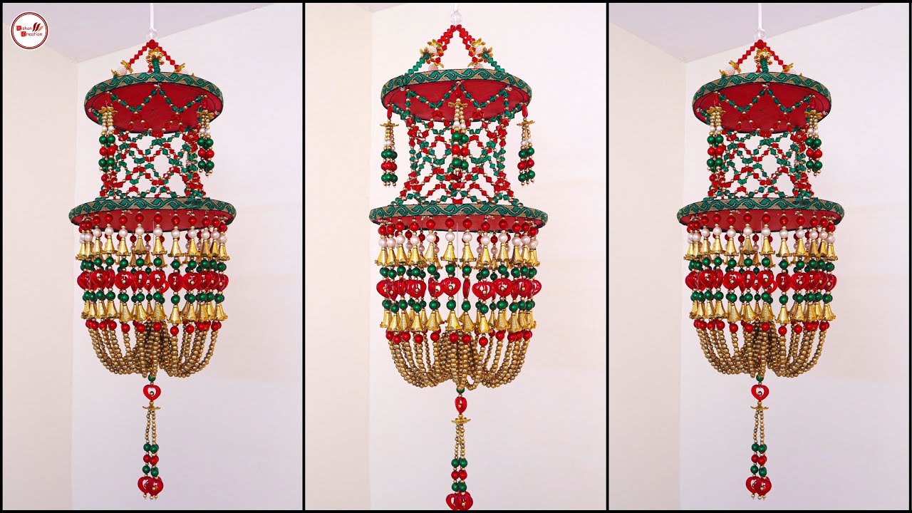 AMAZING COLOUR COMBINATION OF RED AND GREEN #jhumar