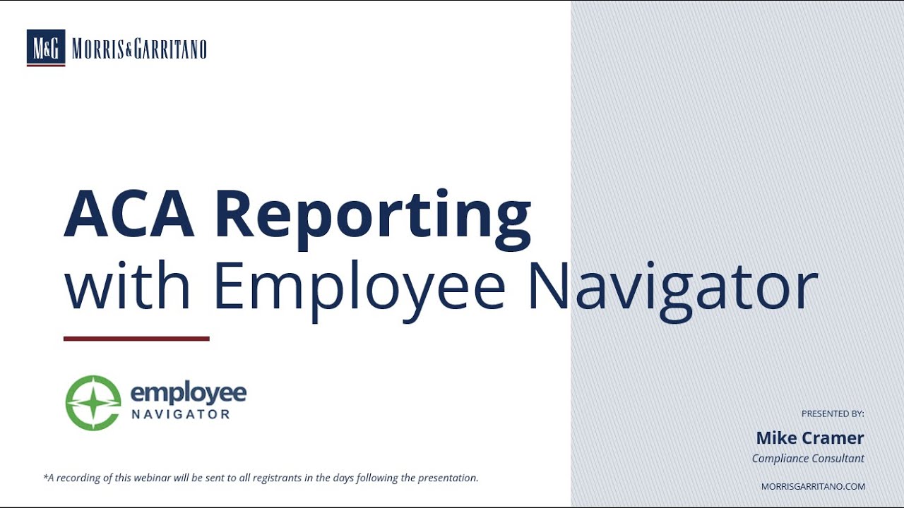 ACA Reporting with Employee Navigator 2024