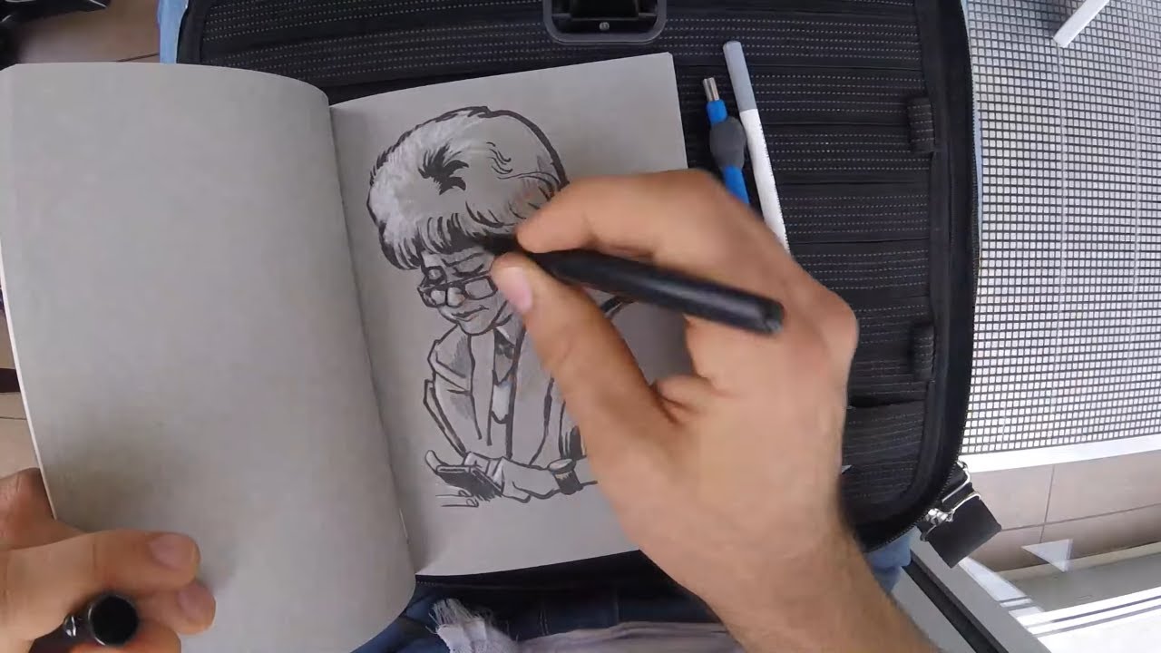 APPRENDRE À DESSINER DES INCONNUS DANS LES CAFÉS