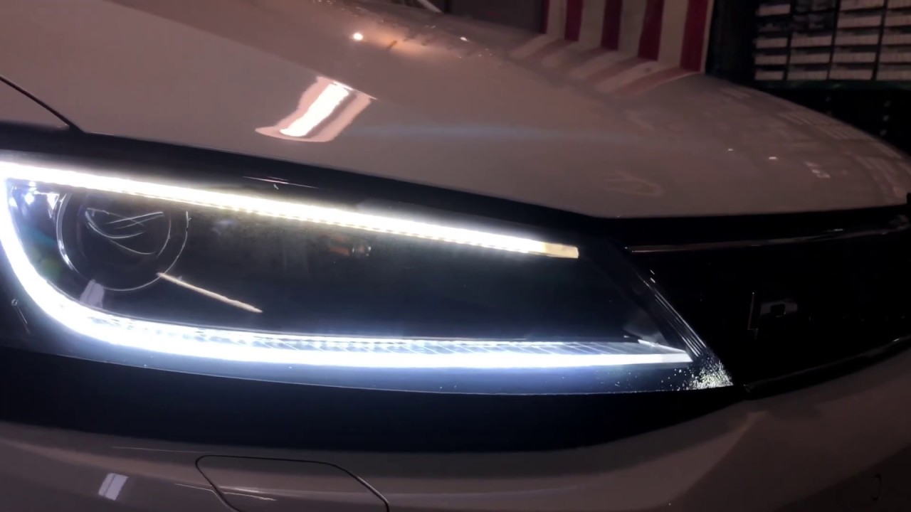 Vw vento mk6 - modificacion de opticas - full led drl 3d secuencial - blackhousing - retrofit gli 7