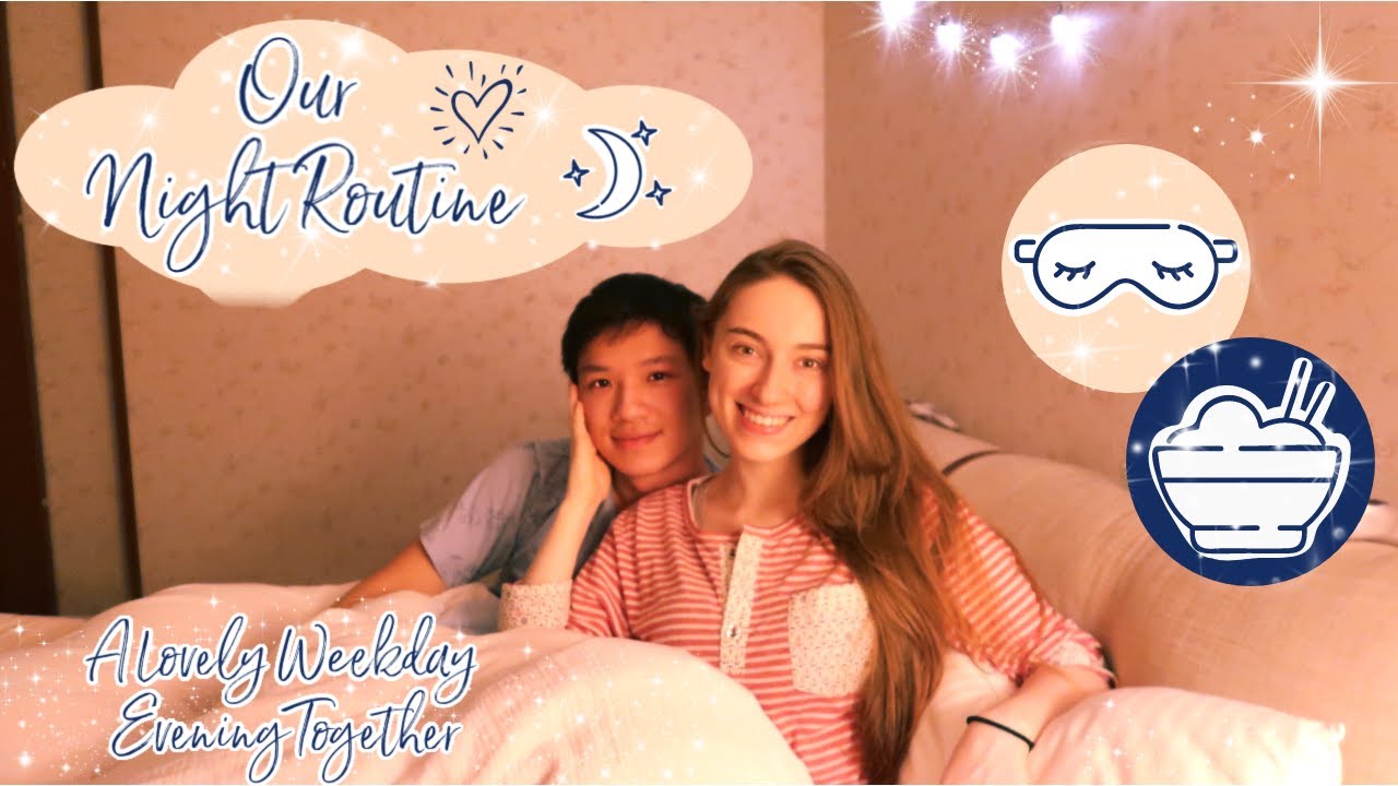 Couple Night Routine in Japan ❤️ International Couple | Weekday edition (AMWF)