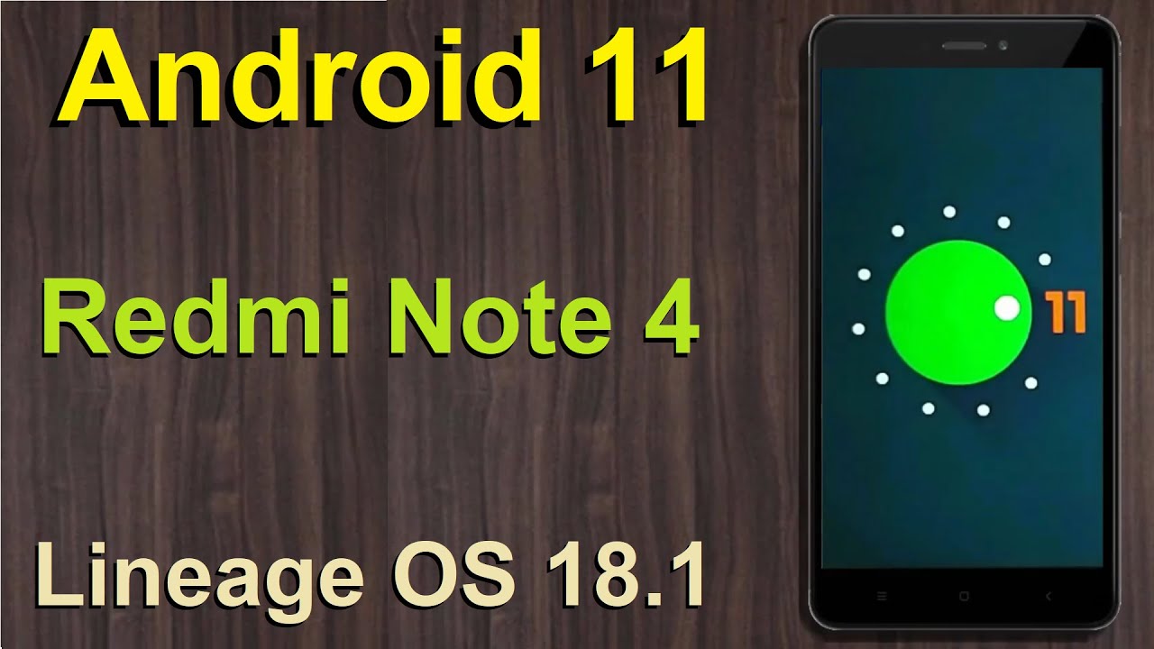How to Update Android 11 in XIAOMI REDMI NOTE 4 (Lineage OS 18.1) Custom Rom Install and Review
