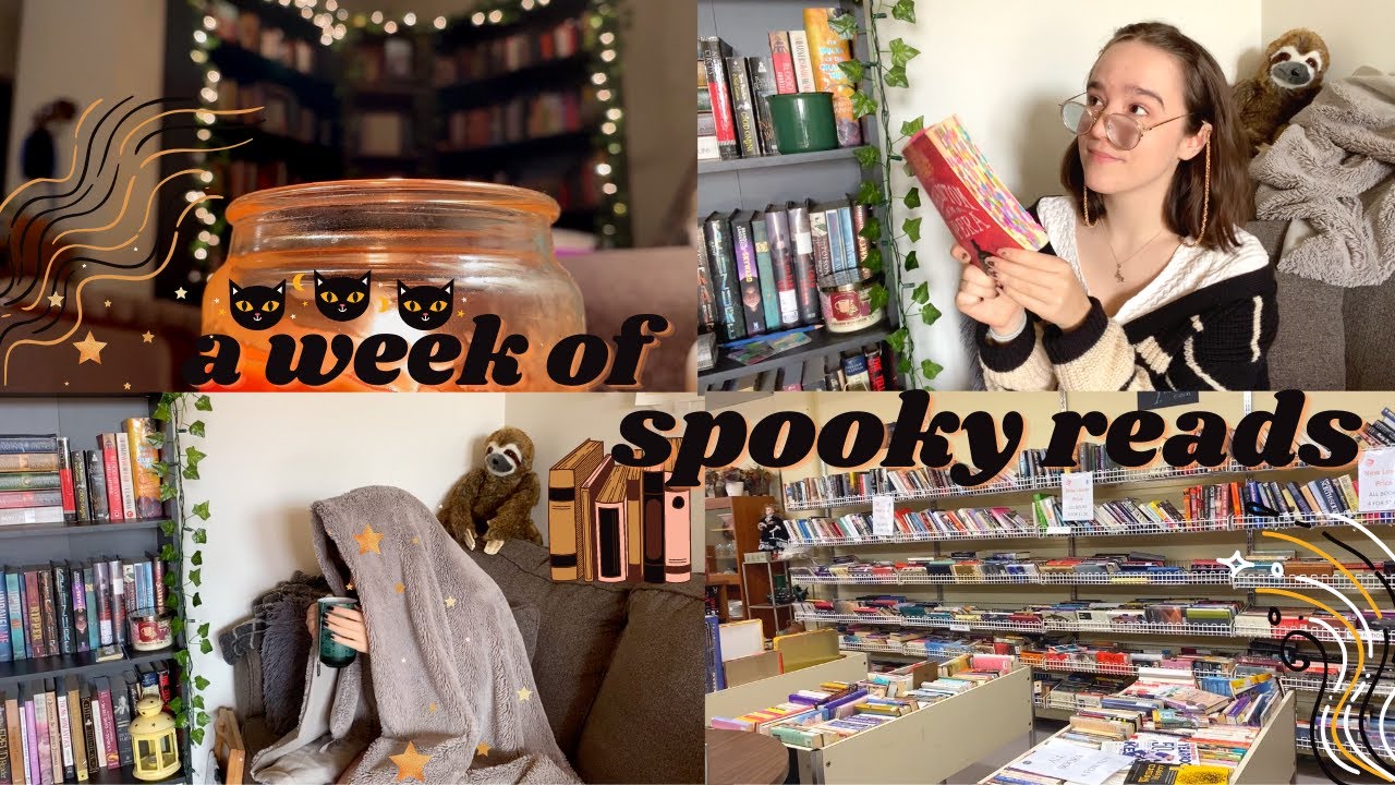 6 Books in 6 Days, Thrift Haul & Creating a Book Nook // cozy reading vlog☕