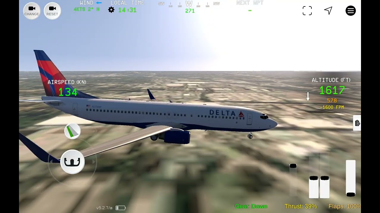 Full flight Albuquerque to Atlanta Delta 737 800 (fs advanced)