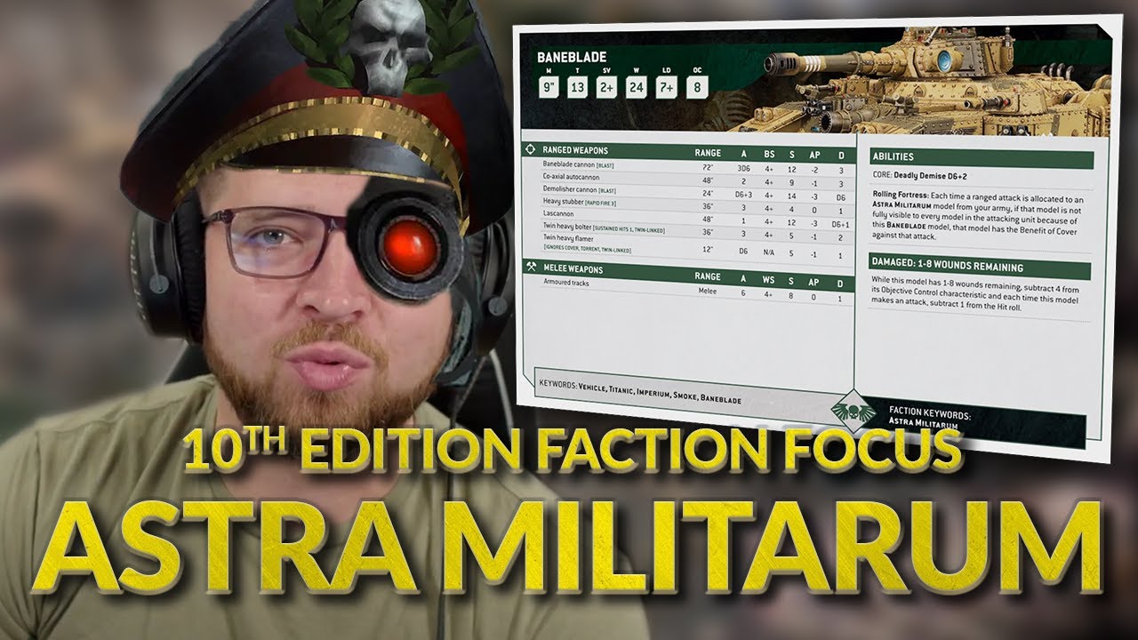 ASTRA MILITARUM - 10th Edition Faction Focus Breakdown with Bricky