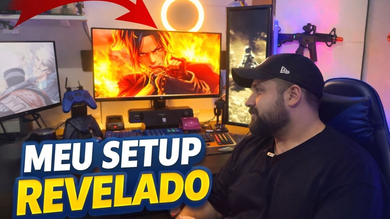 FINALMENTE MOSTREI MEU SETUP GAMER COMPLETO!