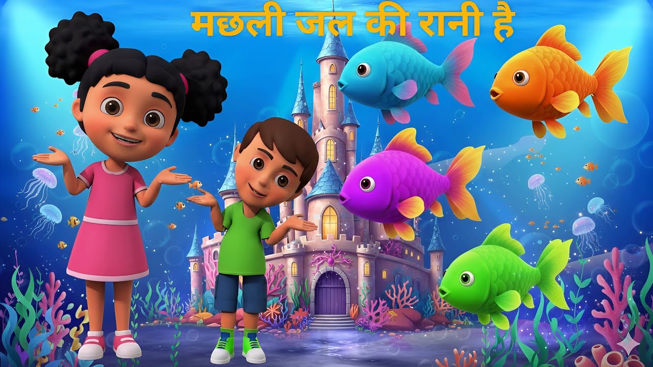 मछली जल की रानी है| Machli Jal Ki Rani Hai| kids rhymes| kids poems 