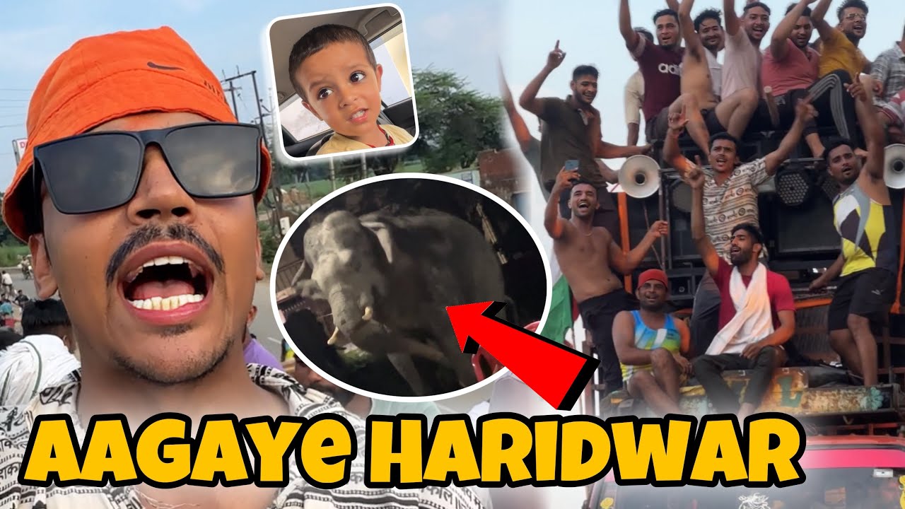 Pouch Gaya Haridwar Dak Kawar Lene😱 Haathi Ne Daak Truck Pe Attock Kara Diya