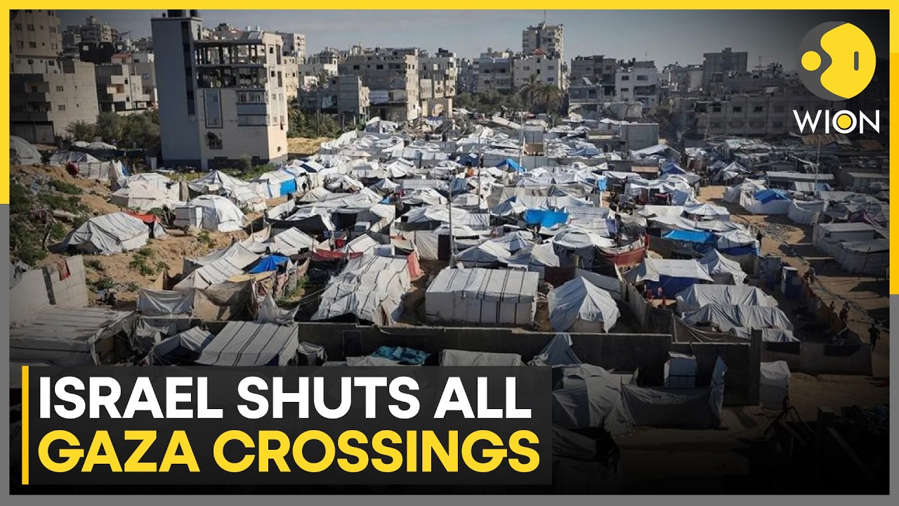 Israel-Gaza War: Israel Shuts All Gaza Crossings As Food Supplies May Last Only Days | WION