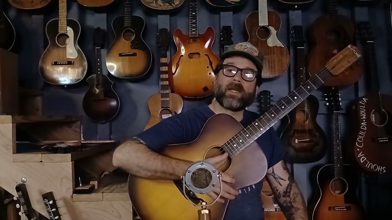 I built this guitar for $75 five years ago with home depot woods
