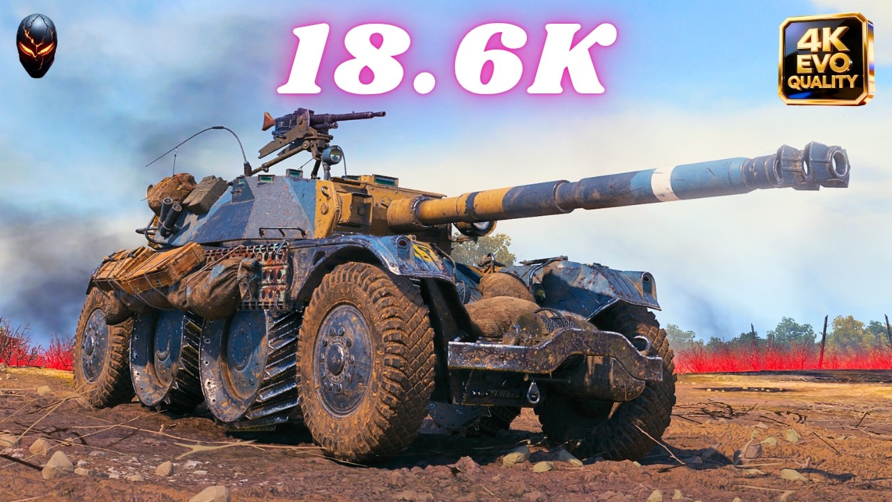 Panhard EBR 105 - 18.6K Spot Damage  & EBR 90 11K Spot Damage World of Tanks
