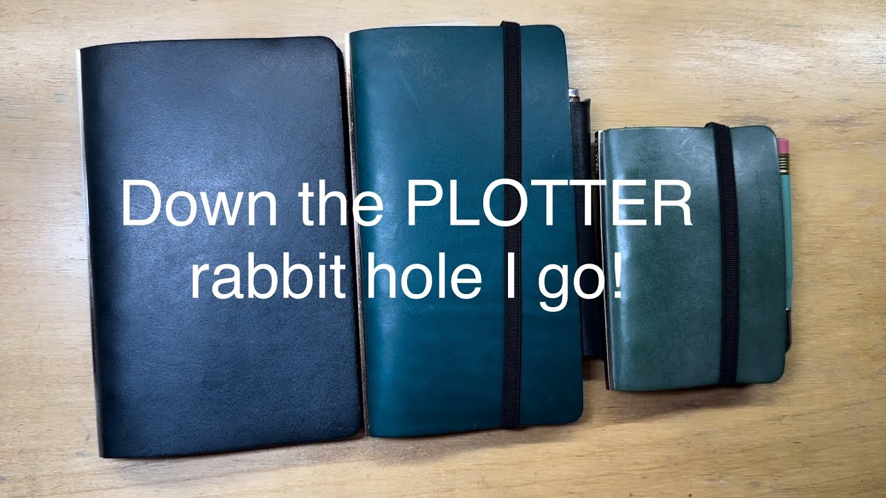 My growing PLOTTER collection: use, leathers compared & a must have tool!