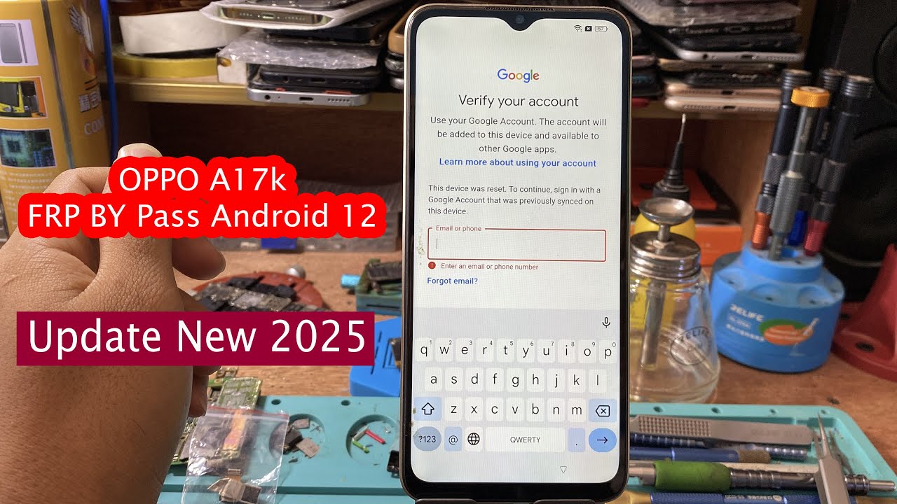 OPPO A17k Frp Bypass Android 12 Without Pc Done100%