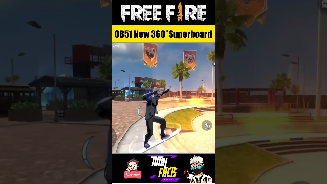 OB51 Update CS Rank New Superboard to Slide 360&deg; 🫠 Free Fire