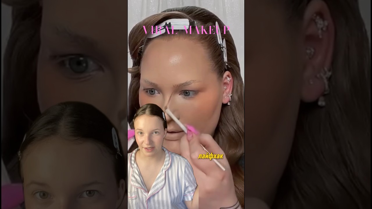 Viral makeup❤️ tutorial makeup🤍  Пишите в комментариях,как вам? 