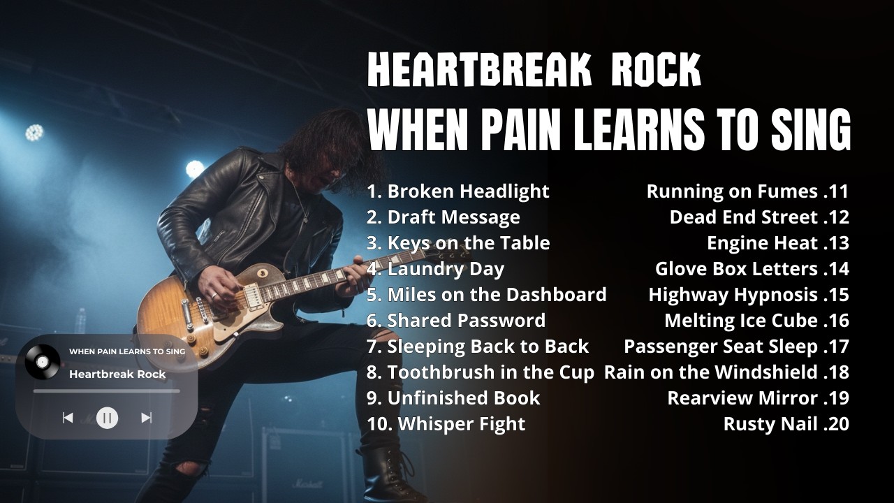 Emotional Slow Rock Playlist – Heartbreak Rock – When Pain Learns to Sing