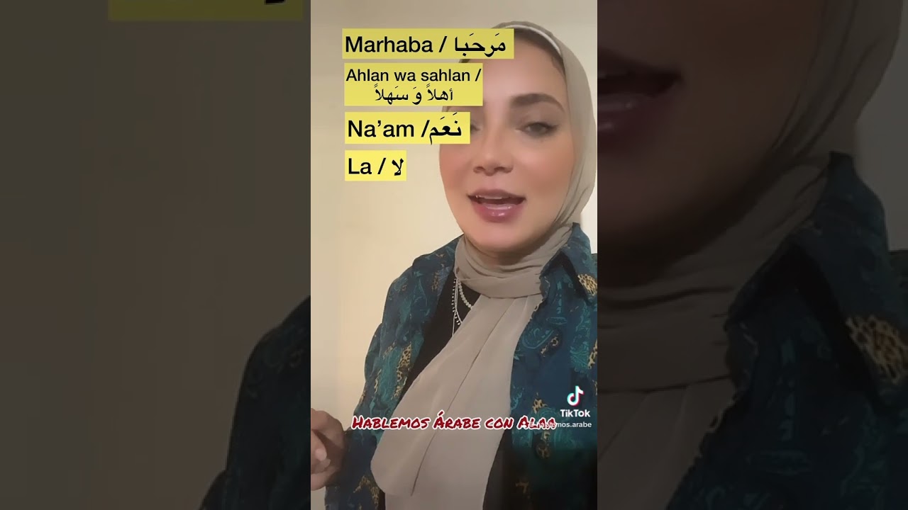 Aprende saludos y expresiones en &aacute;rabe cl&aacute;sico #arabic #aprendearabe #arabiclessons #arabicvocab