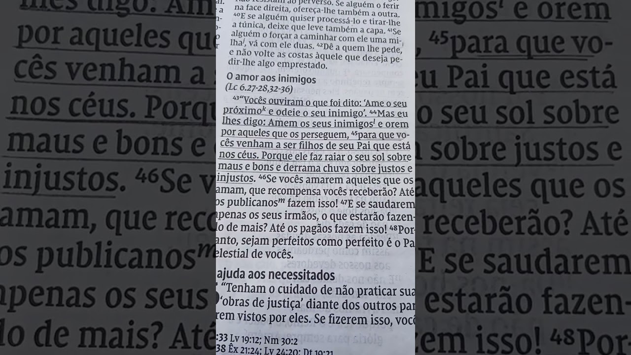 Jesus nos ensina ama o nosso inimigo 