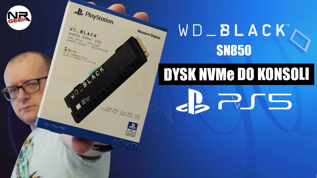 Dysk NVMe WD_Black SN850 do konsoli Playstation 5 - Hardware