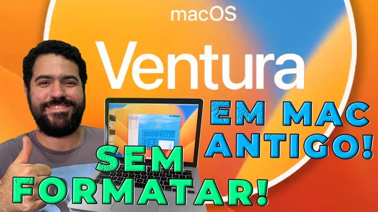 MacOS Ventura em macs antigos e não suportados - SEM FORMATAR