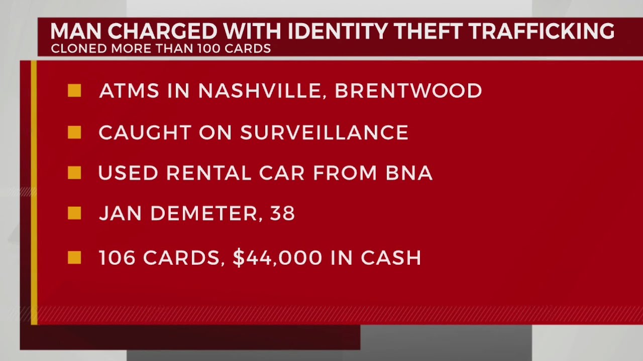 Man charged with identity theft trafficking