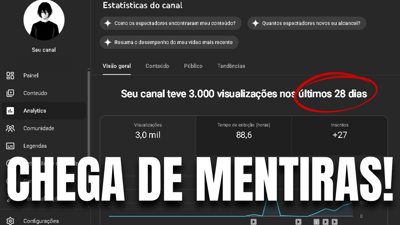 A Realidade Brutal de Criar um Canal Dark e Ter Sucesso em 2026.