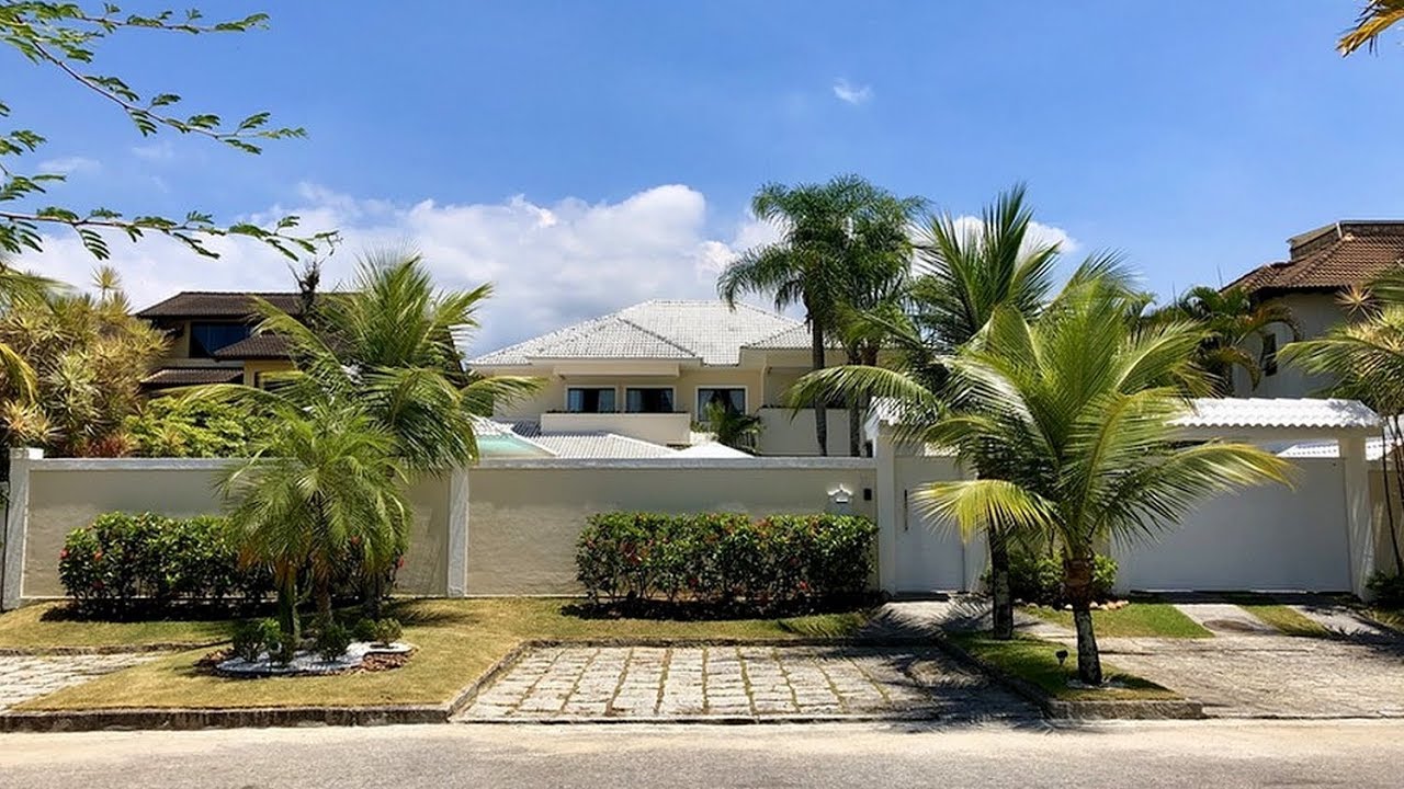 CASAS E MANSÕES BARRA E RECREIO PEDRA DE ITAÚNA 5 SUÍTES  - Muller Imóveis Rj