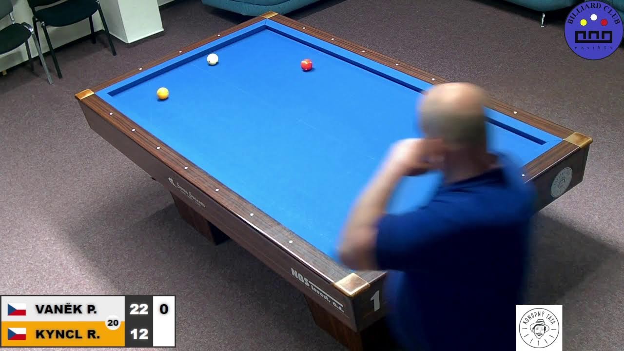 Czech Tournament | 3-cushion | Grand prix 3C | Q | Petr Vaněk v Rostislav Kyncl