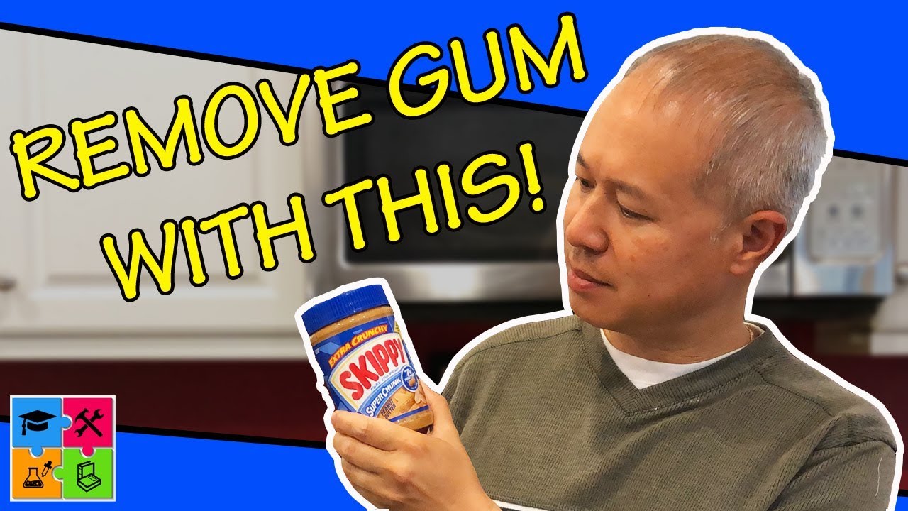 How to remove chewing gum from everything!